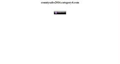 Desktop Screenshot of countysales.com